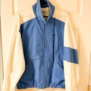 VTG Izod Lacoste Vintage Windbreaker Track Jacket Sx XL